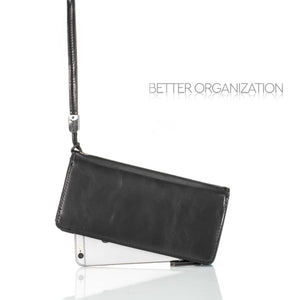 Otto Angelino - Women’s Business Wallet / Clutch with Wristlet