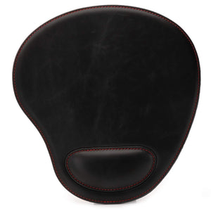 Londo Leather Oval Mouse Pad with Wrist Rest