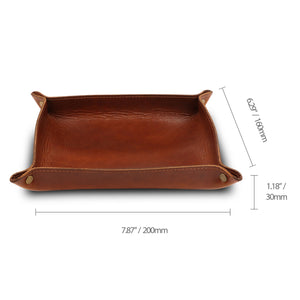 Londo Genuine Leather Organizer Office Desk Tray