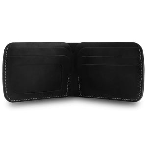 Otto Angelino Genuine Leather Slim Bifold Wallet with ID Slot - Unisex