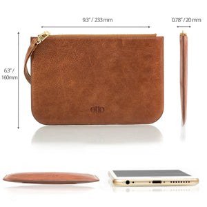 Otto Angelino - Smooth Wallet with Wristlet Strap