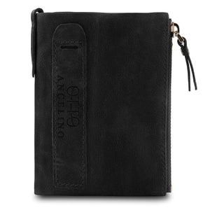 Otto Angelino Genuine Leather Multipurpose Bifold Wallet - RFID Blocking - Unisex