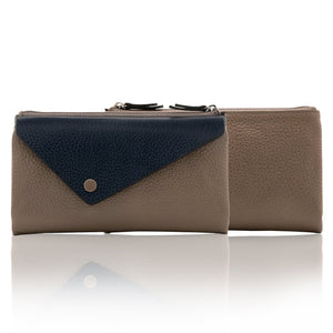 Otto Angelino Genuine Leather Envelope Wallet with Phone Compatible Slots - RFID Blocking - Unisex