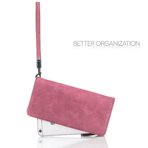 Otto Angelino - Women’s Business Wallet / Clutch with Wristlet