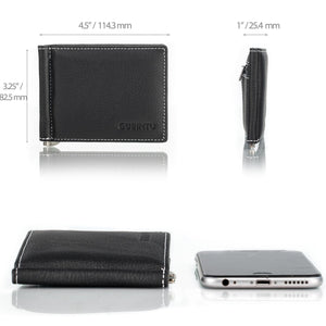 Otto Angelino - Ultra-Thin Men’s Wallet with Bill Clip