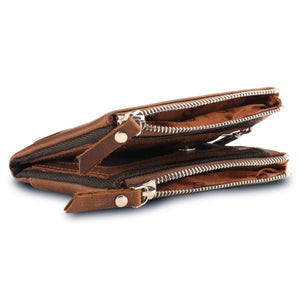 Otto Angelino Genuine Leather Multipurpose Bifold Wallet - RFID Blocking - Unisex