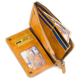 Otto Angelino - Classic Wallet with Wristlet Strap