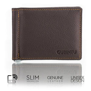 Otto Angelino - Ultra-Thin Men’s Wallet with Bill Clip