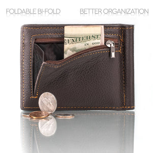 Otto Angelino - Ultra-Thin Men’s Wallet with Bill Clip