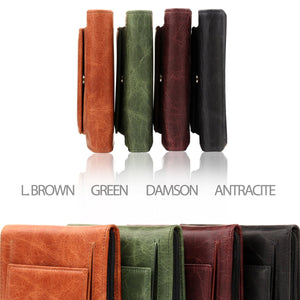 Otto Angelino - Zippered Bifold Wallet for Men