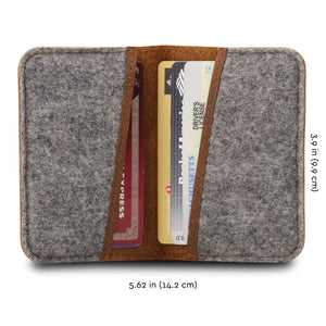Otto Angelino Genuine Leather Ultra Slim Minimalist Cardholder