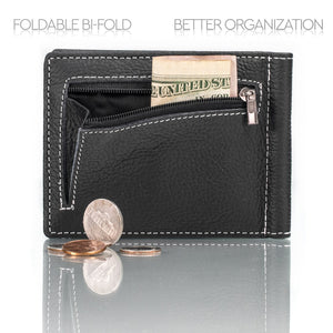 Otto Angelino - Ultra-Thin Men’s Wallet with Bill Clip