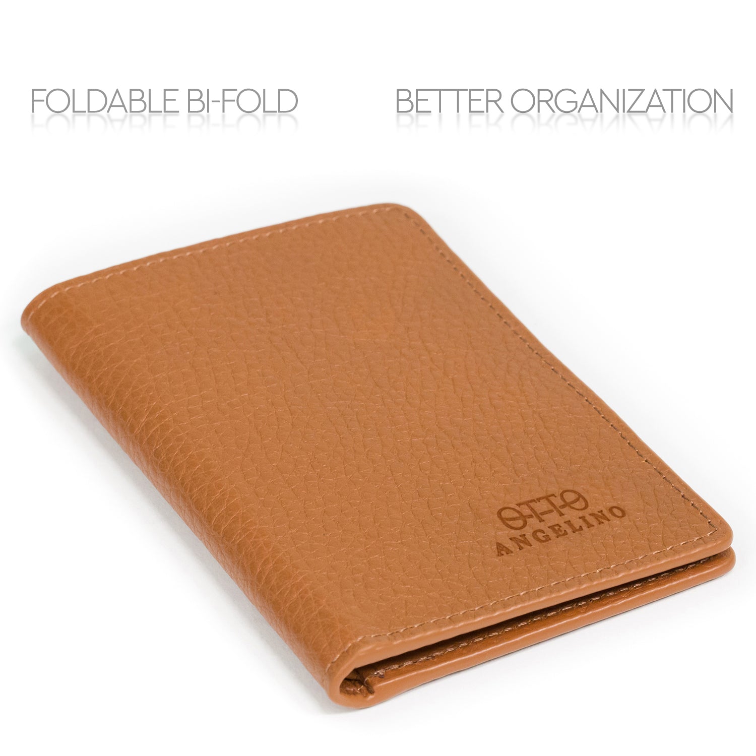 Otto Genuine Leather Wallet - Multiple Slots - Money, ID, Tickets, Cards, RFID Blocking - Unisex