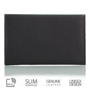 Otto Angelino Genuine Leather Wallet - Multiple Slots Money, ID, Cards, Smartphone, RFID Blocking - Unisex