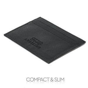 Otto Angelino Genuine Leather Wallet - Bank Cards, Money, Driver's License, RFID Blocking