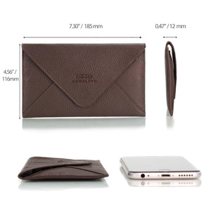 Otto Angelino Genuine Leather Wallet - Multiple Slots Money, ID, Cards, Smartphone, RFID Blocking - Unisex