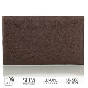 Otto Angelino Genuine Leather Wallet - Multiple Slots Money, ID, Cards, Smartphone, RFID Blocking - Unisex