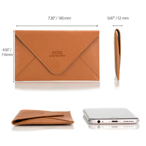 Otto Angelino Genuine Leather Wallet - Multiple Slots Money, ID, Cards, Smartphone, RFID Blocking - Unisex