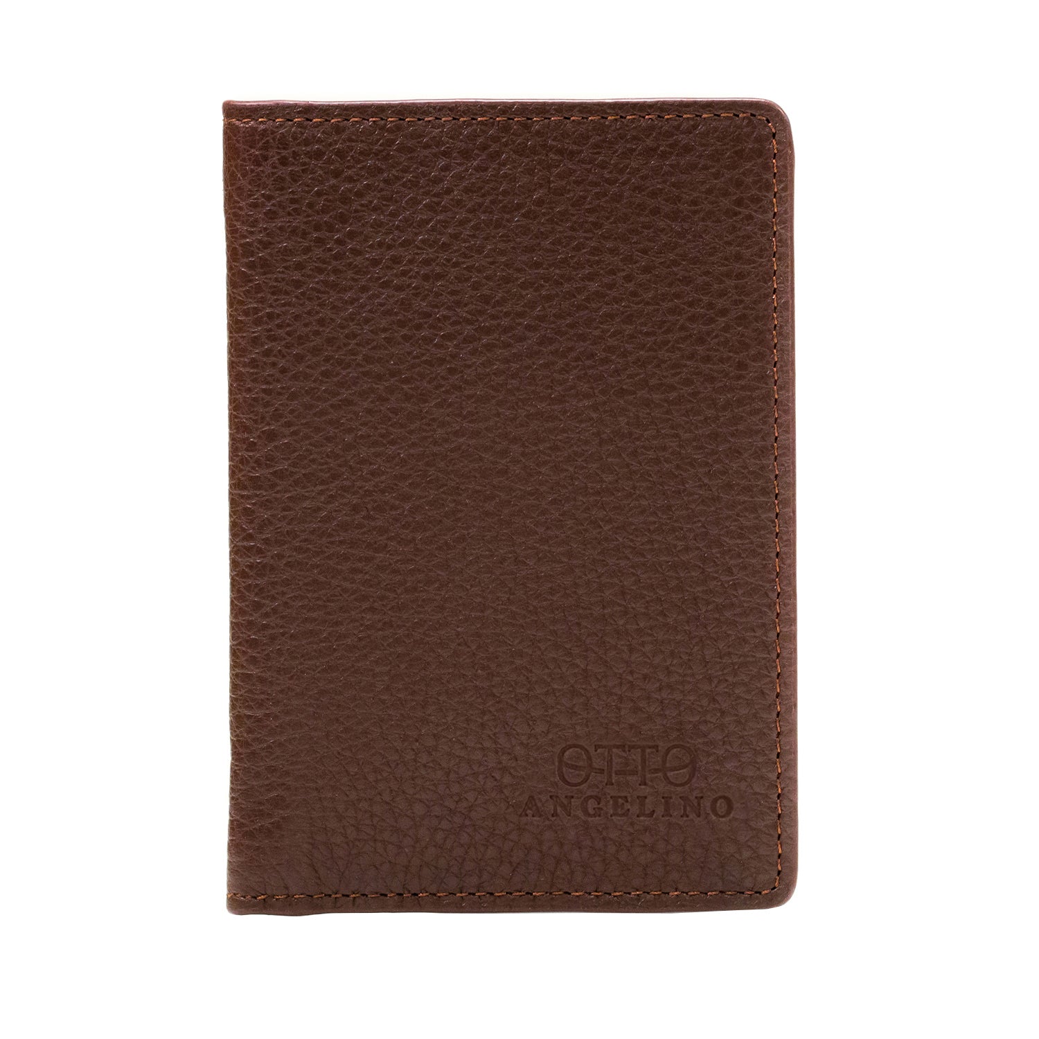 BOSS - Monogram-embossed billfold wallet in grained leather