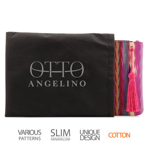 Otto Angelino Designer’s Fashion Clutch for Women - Multiple Slots Money, Cards, Smartphone - Ultra Slim