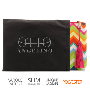 Otto Angelino Designer’s Fashion Clutch for Women - Multiple Slots Money, Cards, Smartphone - Ultra Slim