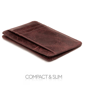 Otto Angelino Genuine Leather Wallet - Bank Cards, Money, Driver's License - Unisex