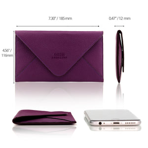 Otto Angelino Genuine Leather Wallet - Multiple Slots Money, ID, Cards, Smartphone, RFID Blocking - Unisex