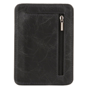 Otto Angelino Italian Leather Minimalist Men’s Wallet - Quick ID Access - RFID Blocking