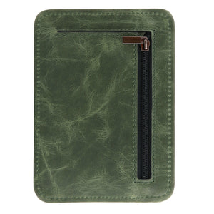 Otto Angelino Italian Leather Minimalist Men’s Wallet - Quick ID Access - RFID Blocking