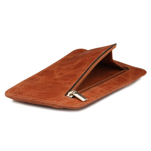 Otto Angelino Italian Leather Minimalist Men’s Wallet - Quick ID Access - RFID Blocking