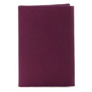 Otto Angelino Real Leather Passport Wallet - RFID Blocking with Ticket Slot and Baggage Tag