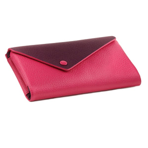 Otto Angelino Genuine Leather Envelope Wallet with Phone Compatible Slots - RFID Blocking - Unisex