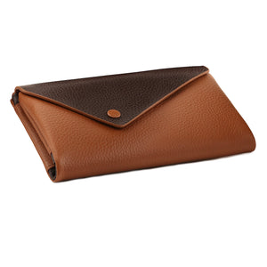 Otto Angelino Genuine Leather Envelope Wallet with Phone Compatible Slots - RFID Blocking - Unisex