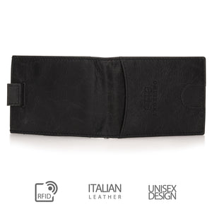 Otto Angelino Top Grain Leather Wallet with Money Clip - RFID Blocking – Unisex