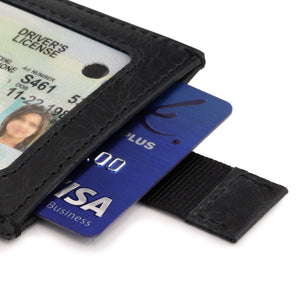 Otto Angelino Top Grain Leather Wallet with Money Clip - RFID Blocking – Unisex