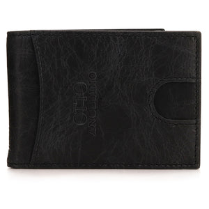 Otto Angelino Top Grain Leather Wallet with Money Clip - RFID Blocking – Unisex