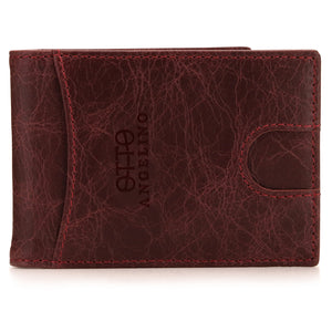 Otto Angelino Top Grain Leather Wallet with Money Clip - RFID Blocking – Unisex