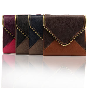 Otto Angelino Genuine Leather Envelope Style Wallet - RFID Blocking – Unisex