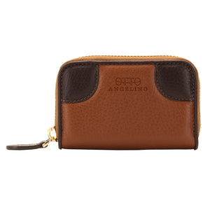 Otto Angelino Genuine Leather Coin and Credit Card Wallet - RFID Blocking - Unisex