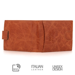 Otto Angelino Top Grain Leather Wallet with Money Clip - RFID Blocking – Unisex