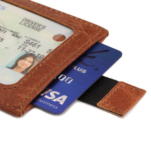 Otto Angelino Top Grain Leather Wallet with Money Clip - RFID Blocking – Unisex