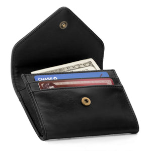Otto Angelino Leather Coin and Credit Card Organizer - RFID Blocking – Unisex