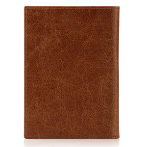 Otto Angelino Real Leather Passport Wallet - RFID Blocking and Baggage Tag - Unisex