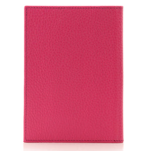Otto Angelino Real Leather Passport Wallet - RFID Blocking and Baggage Tag - Unisex