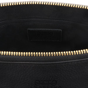 Otto Angelino Leather Genuine Leather Makeup Bag Cosmetic Pouch Travel Organizer Toiletry Clutch