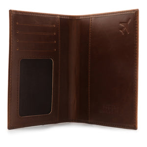 Otto Angelino Leather Passport Wallet - RFID Blocking - Unisex