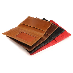 Otto Angelino Leather Passport Wallet - RFID Blocking - Unisex