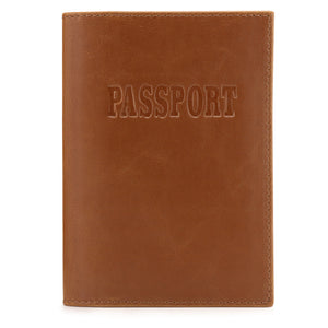 Otto Angelino Leather Passport Wallet - RFID Blocking - Unisex