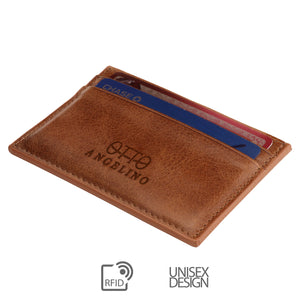 Otto Angelino Genuine Leather Wallet - Bank Cards, Money, Driver's License, RFID Blocking