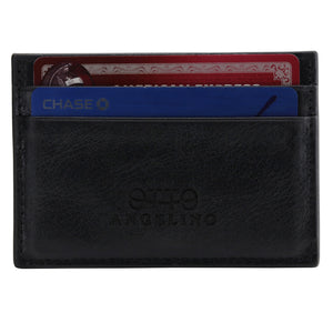 Otto Angelino Genuine Leather Wallet - Bank Cards, Money, Driver's License, RFID Blocking